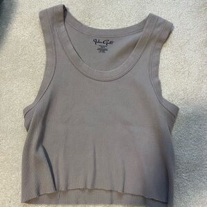 Brandy Melville Lilac Ribbed Tank Top